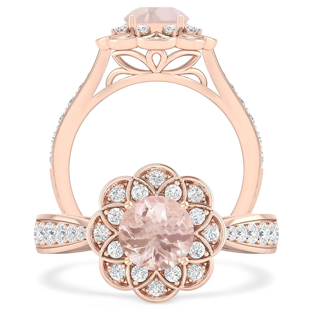 Rose Gold - Morganite