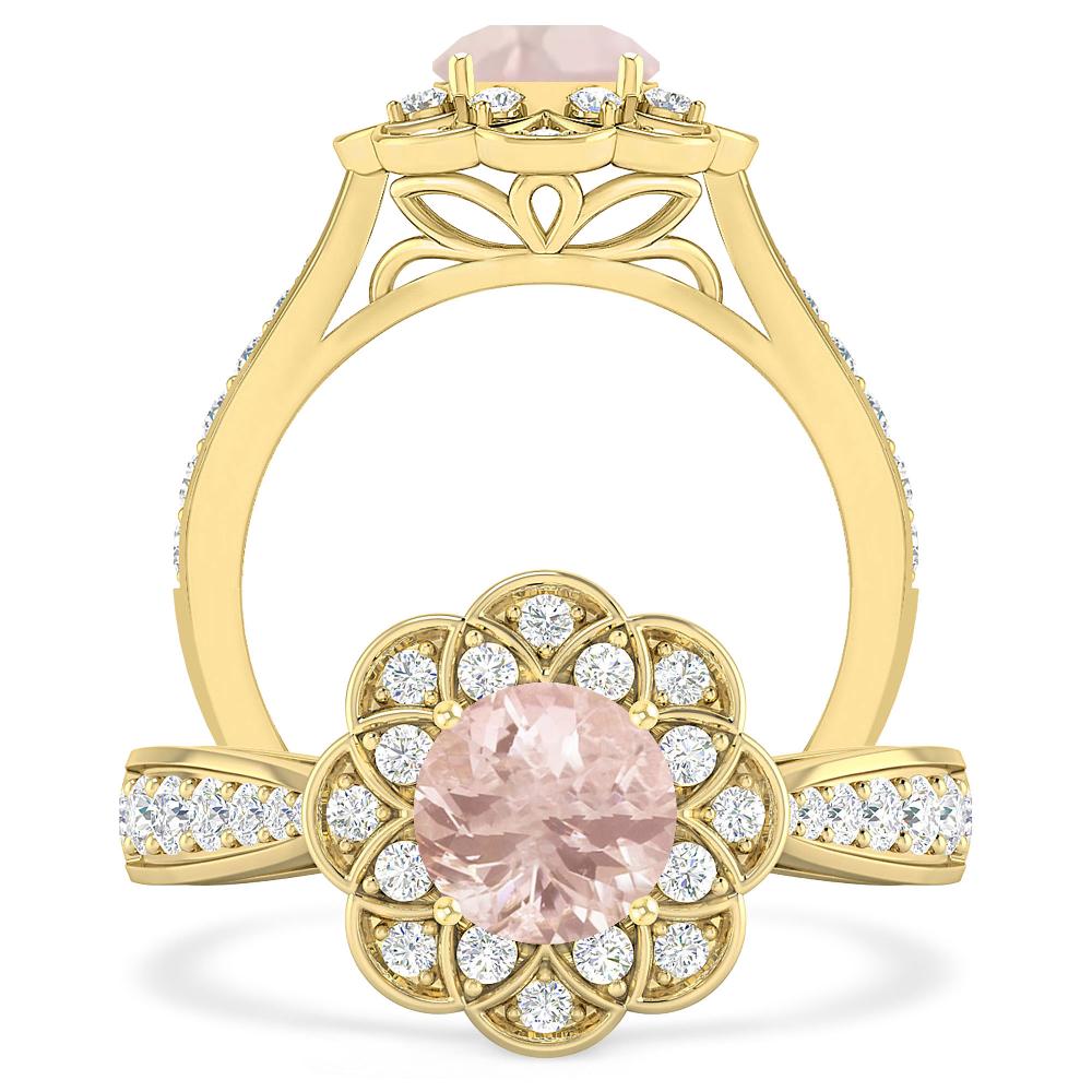 Yellow Gold - Morganite
