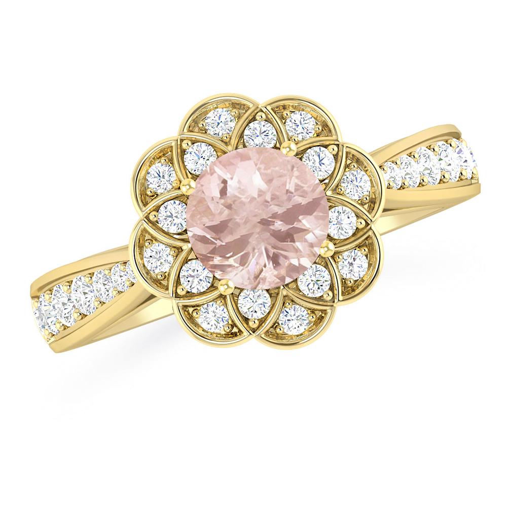 Yellow Gold - Morganite