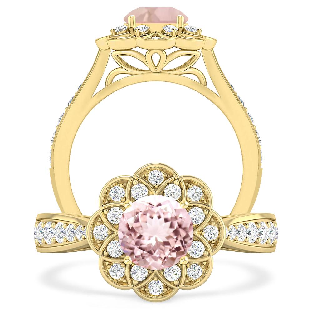 Yellow Gold - Morganite