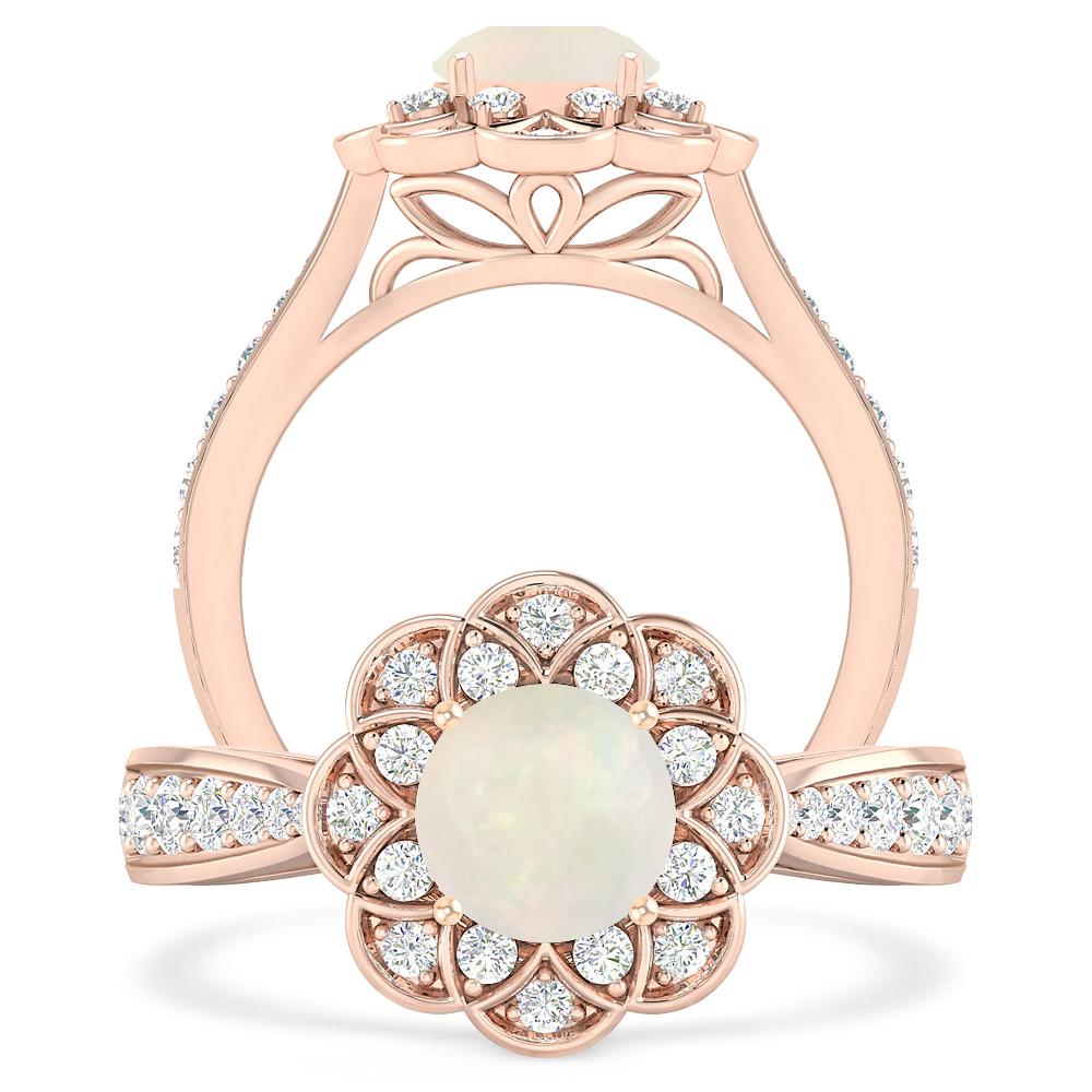Rose Gold - Opal