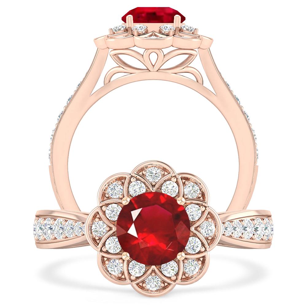 Rose Gold - Ruby