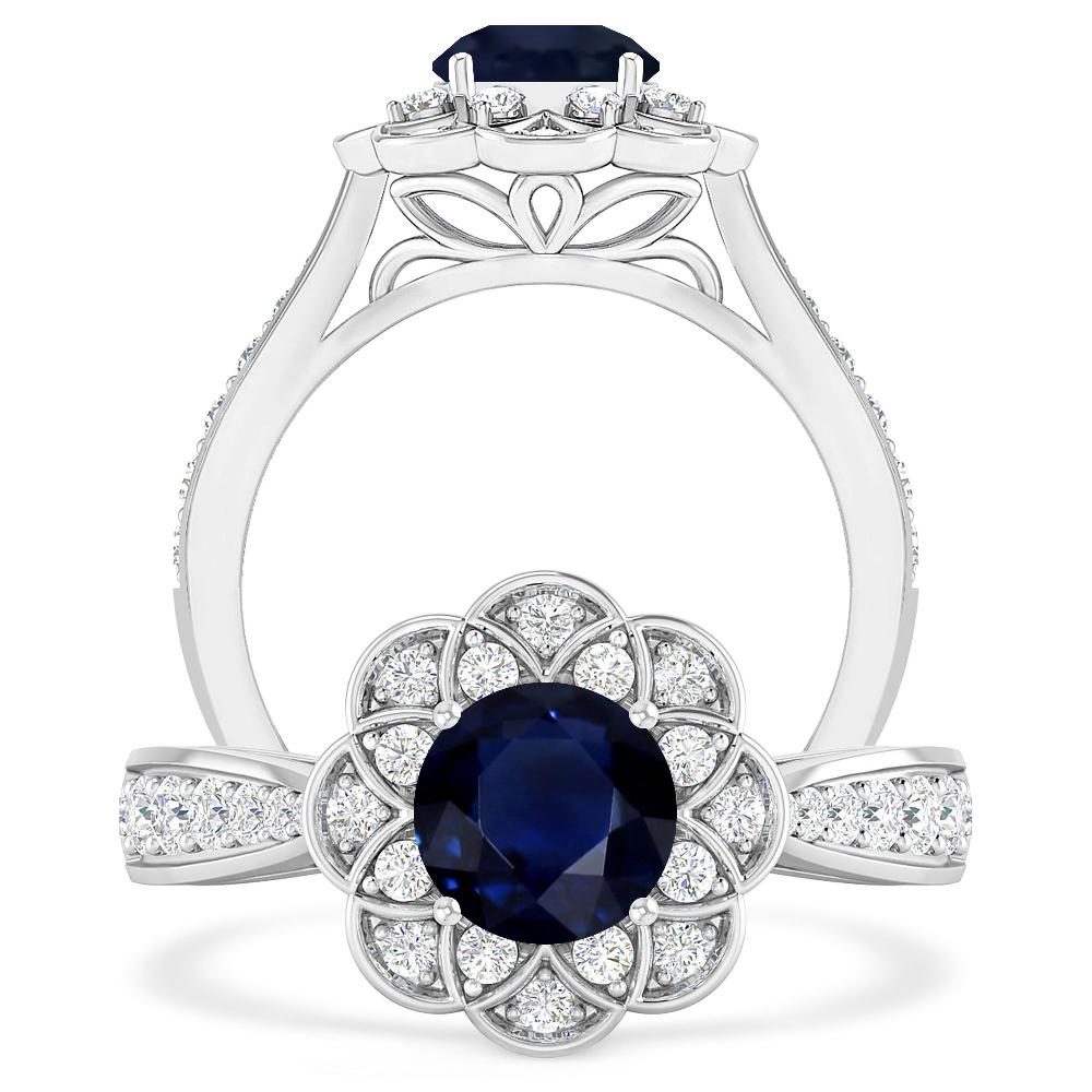 White Gold - Sapphire