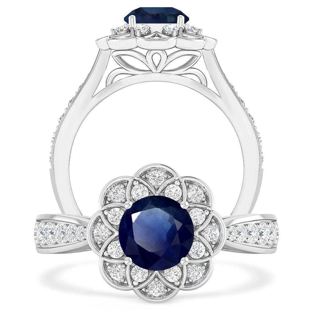 White Gold - Sapphire