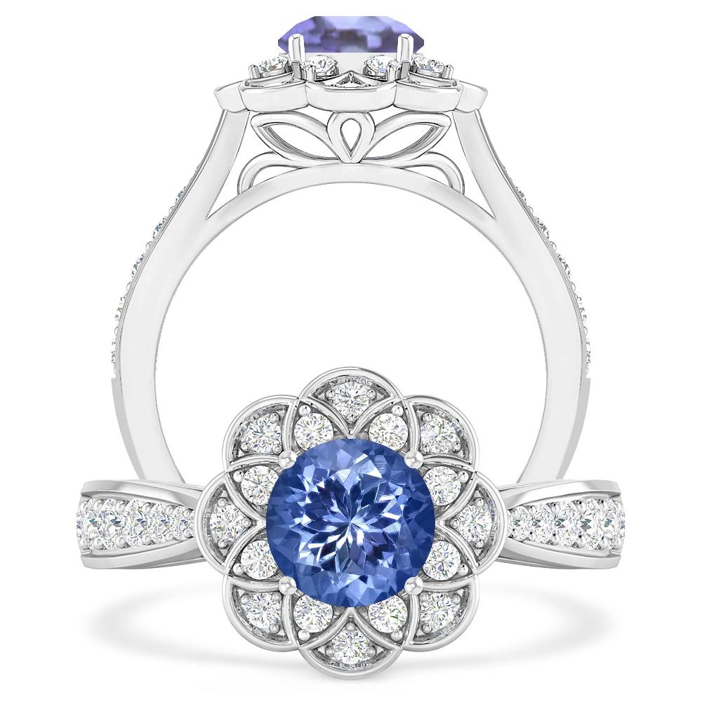 White Gold - Tanzanite