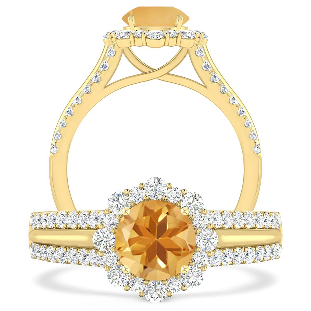 Yellow Gold - Citrine