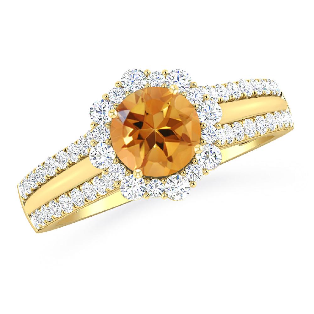 Yellow Gold - Citrine