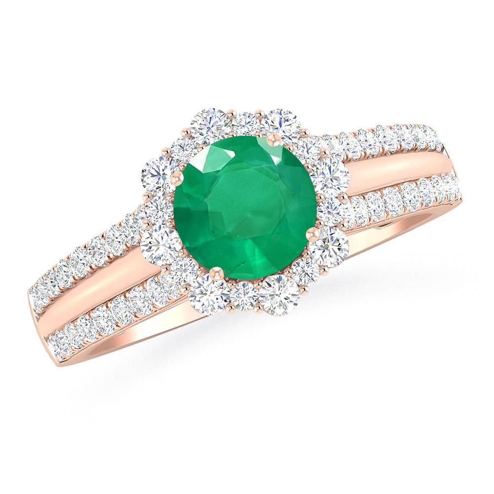Rose Gold - Emerald