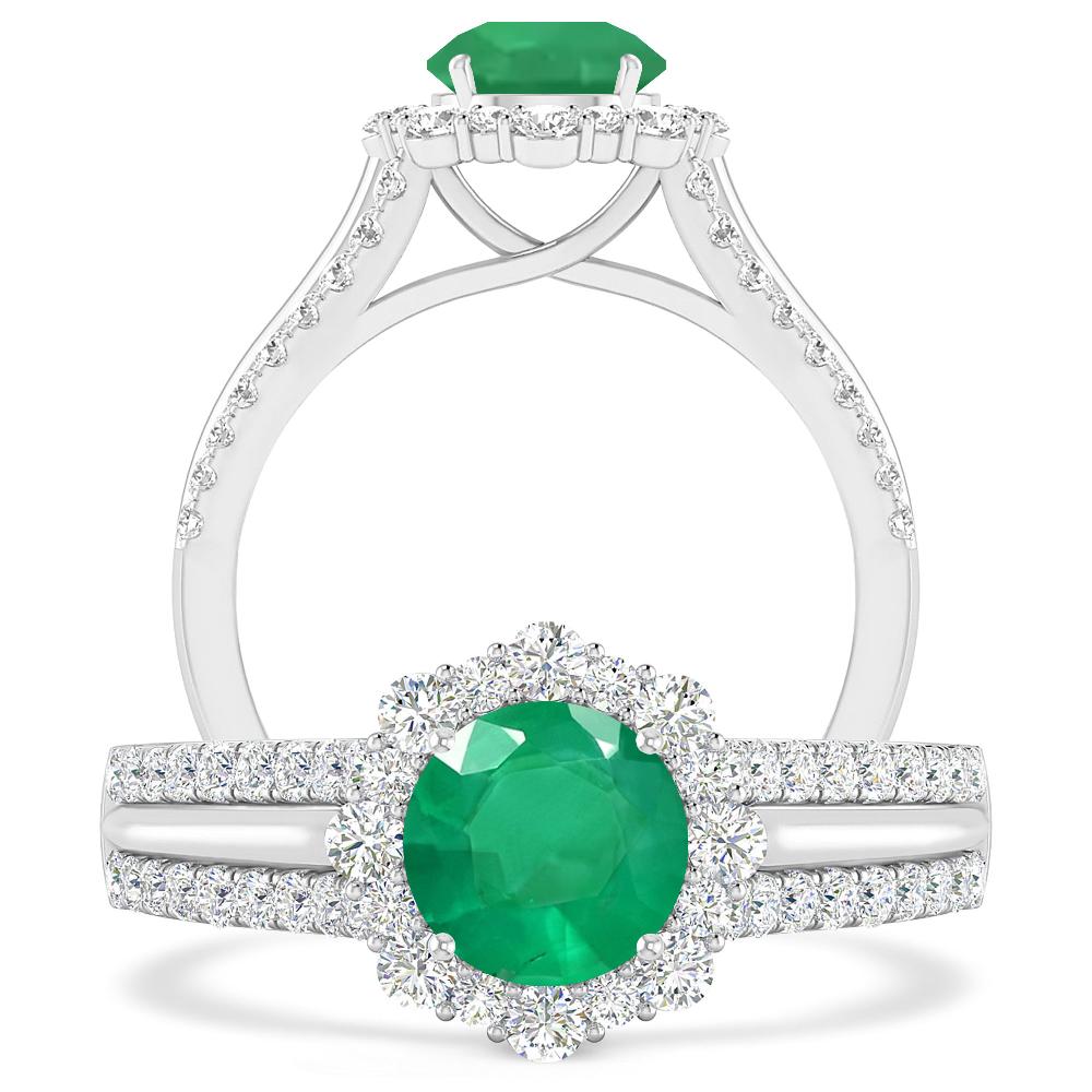 White Gold - Emerald