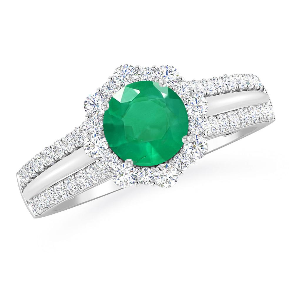 White Gold - Emerald
