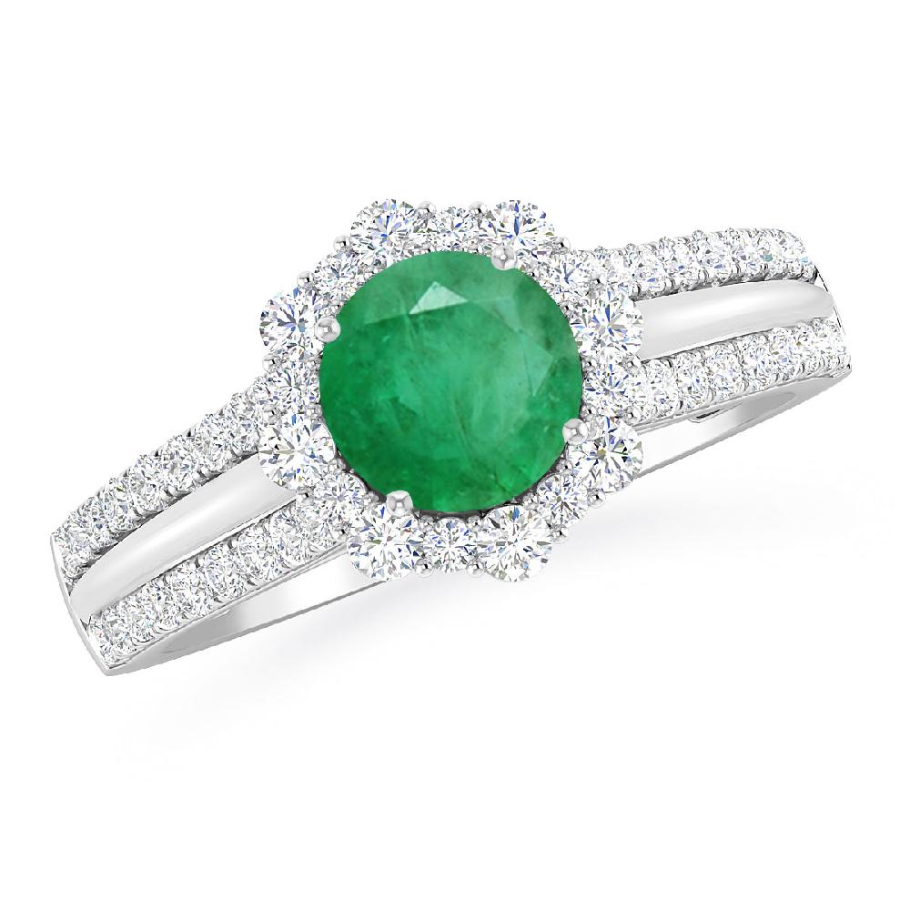 White Gold - Emerald