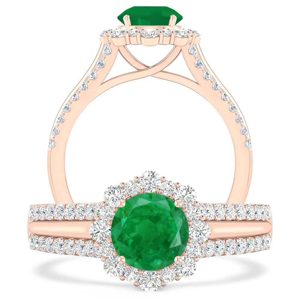 Rose Gold - Emerald