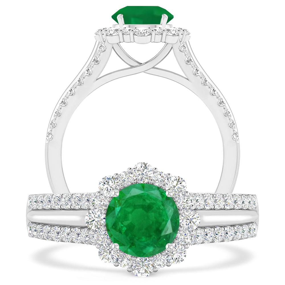 White Gold - Emerald