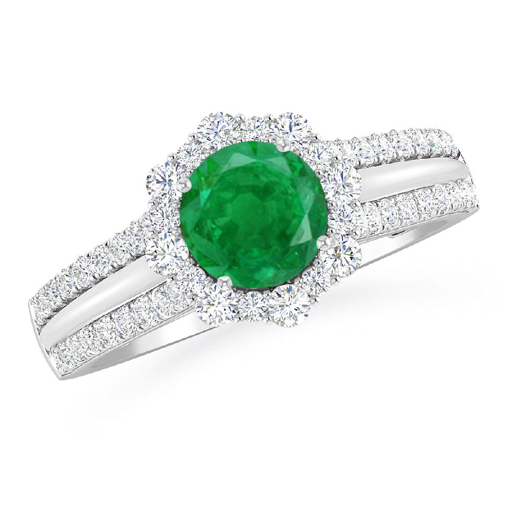 White Gold - Emerald