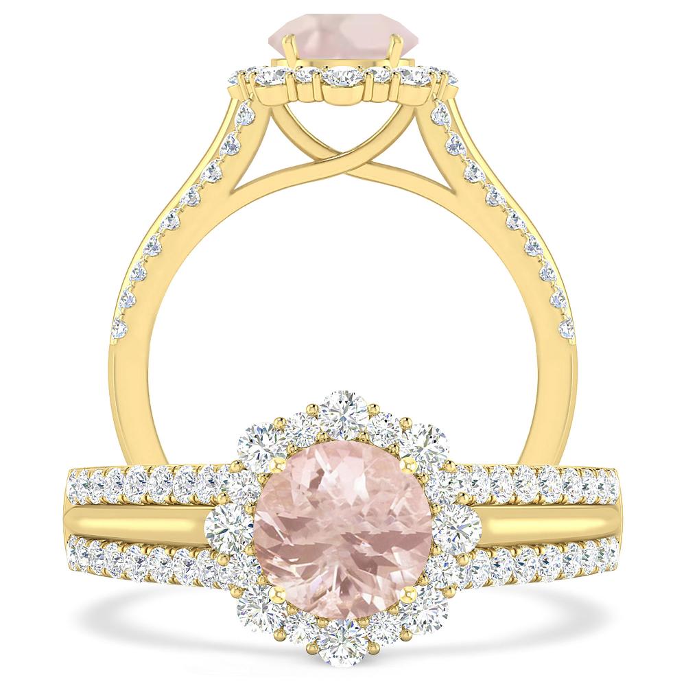 Yellow Gold - Morganite