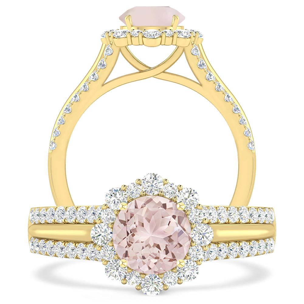 Yellow Gold - Morganite