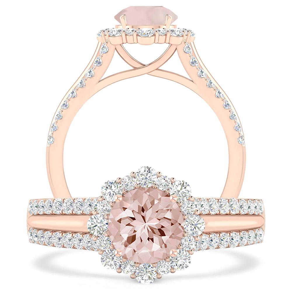 Rose Gold - Morganite