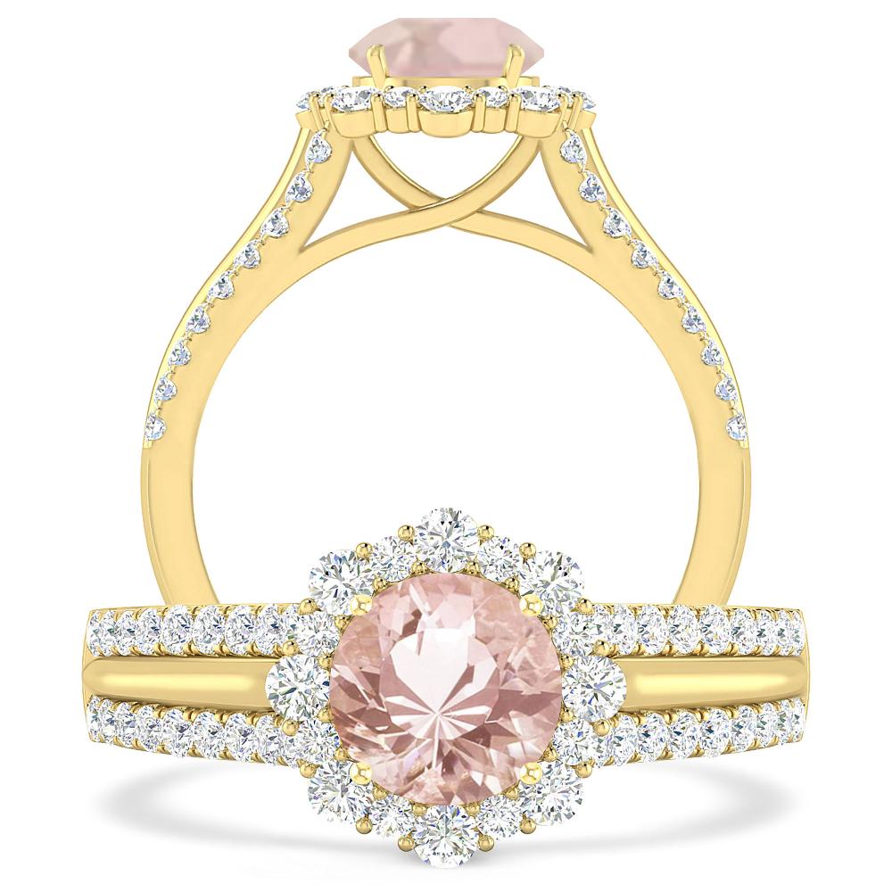 Yellow Gold - Morganite