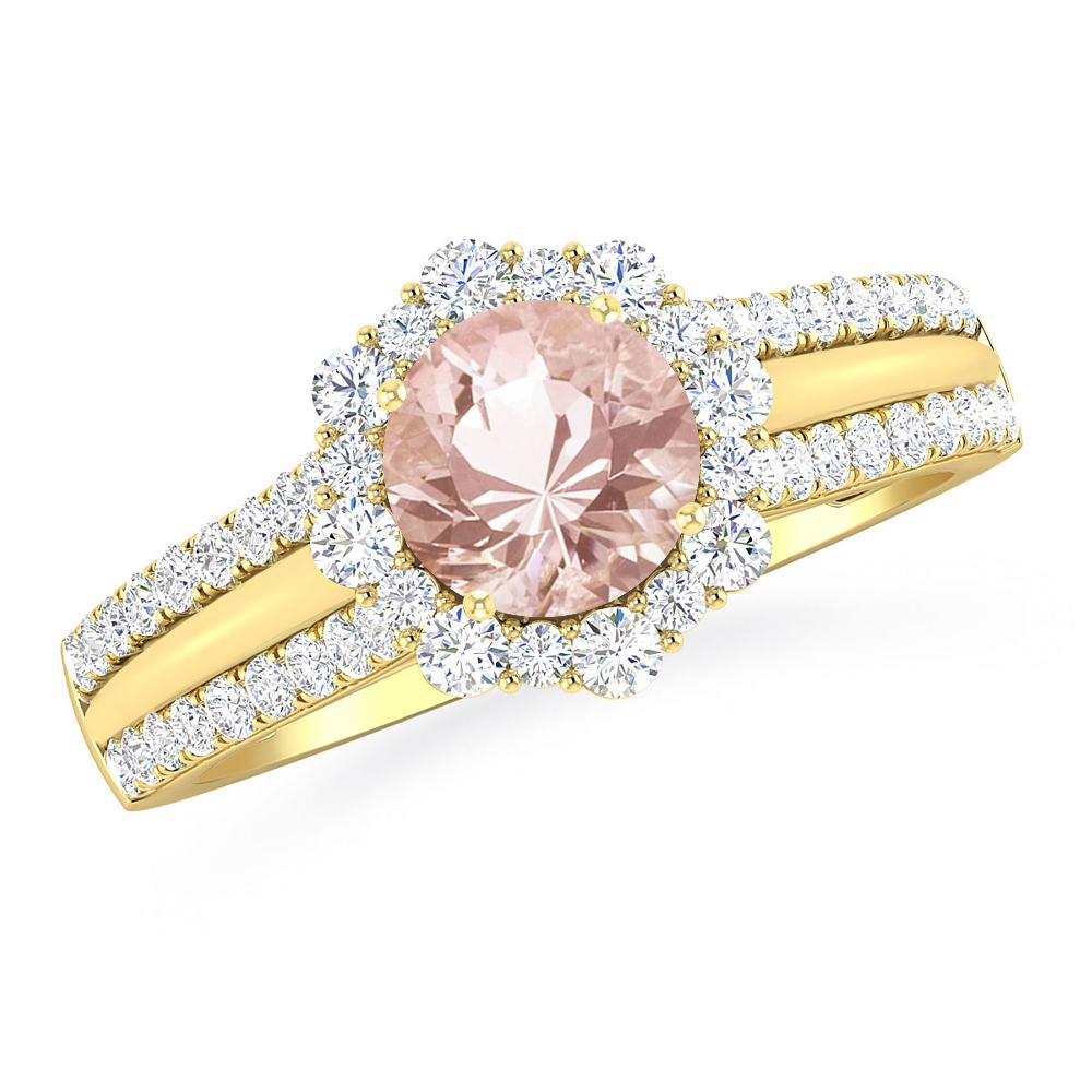 Yellow Gold - Morganite