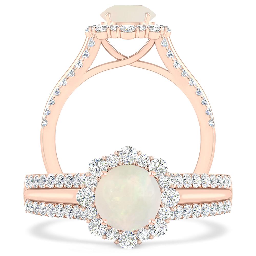 Rose Gold - Opal