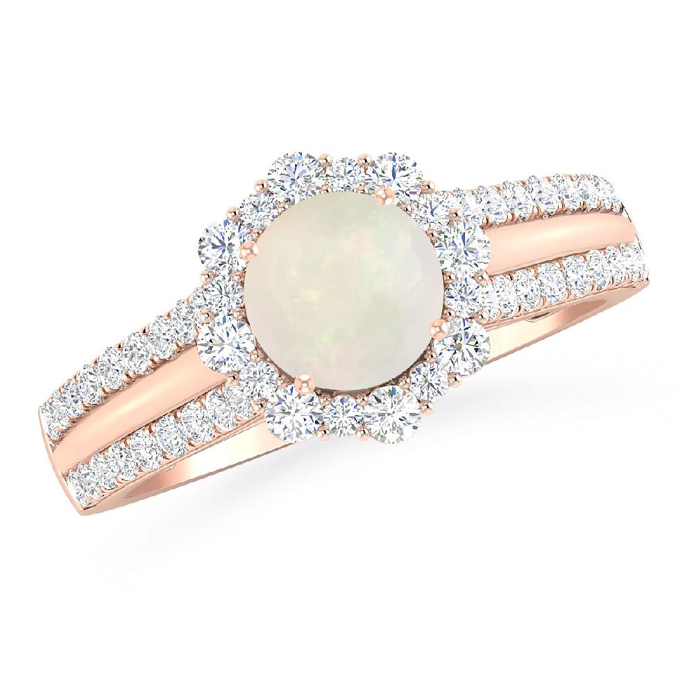 Rose Gold - Opal