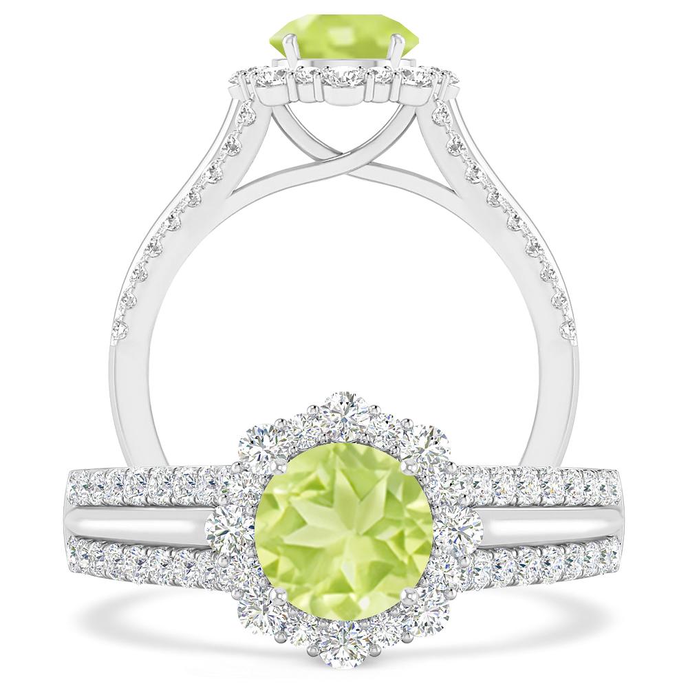 White Gold - Peridot