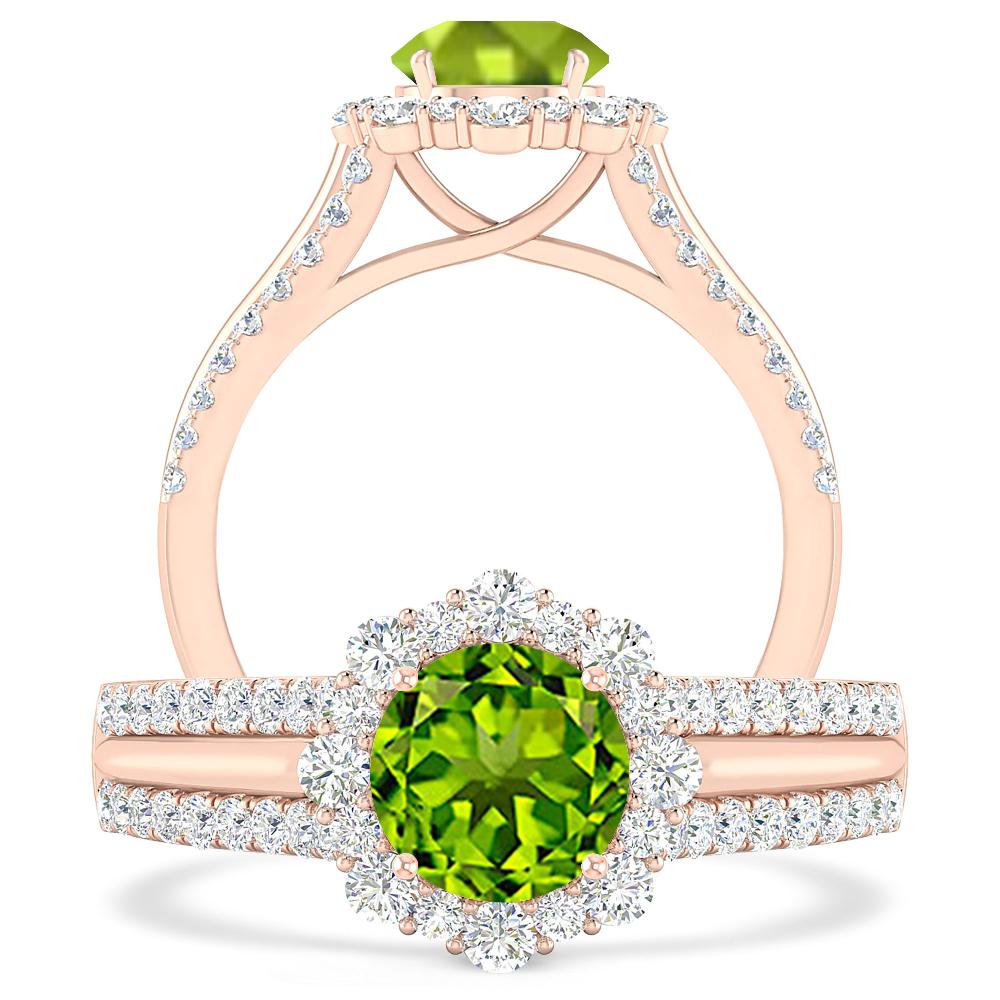 Rose Gold - Peridot