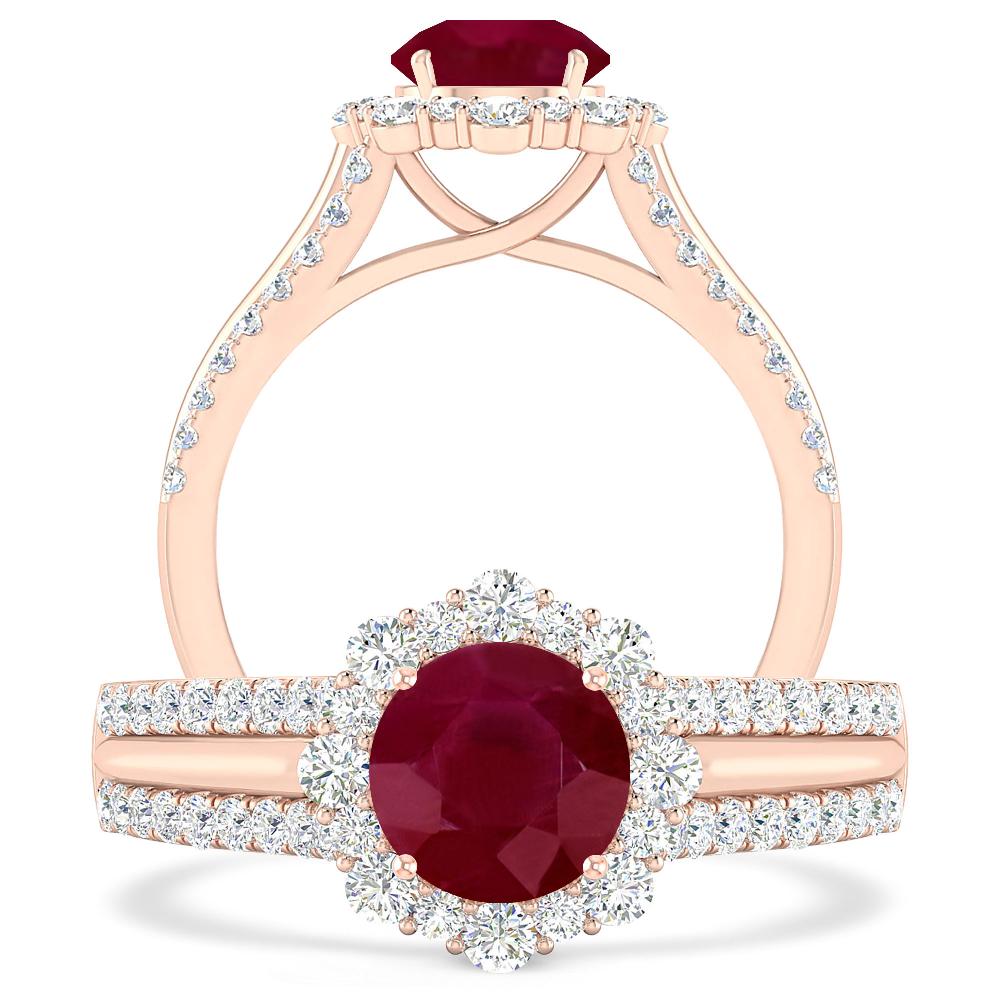 Rose Gold - Ruby