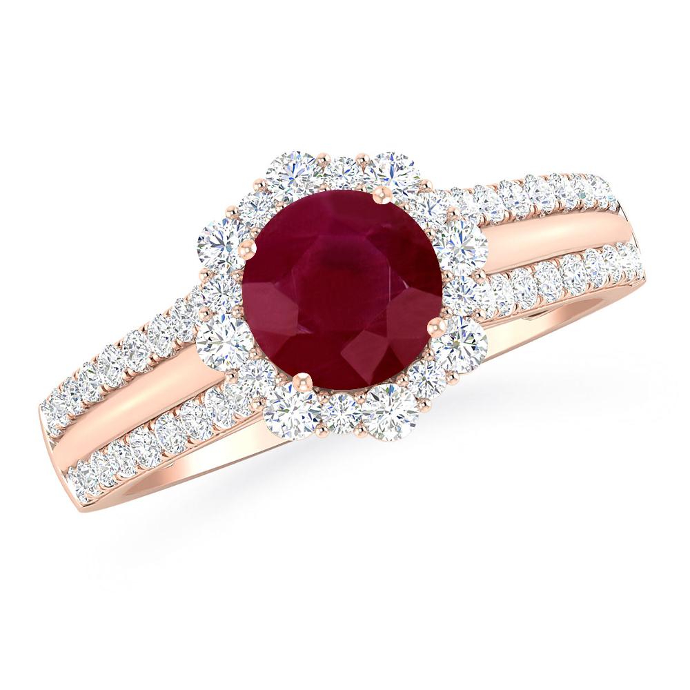 Rose Gold - Ruby