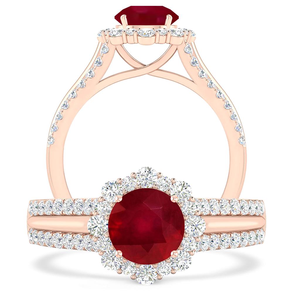 Rose Gold - Ruby