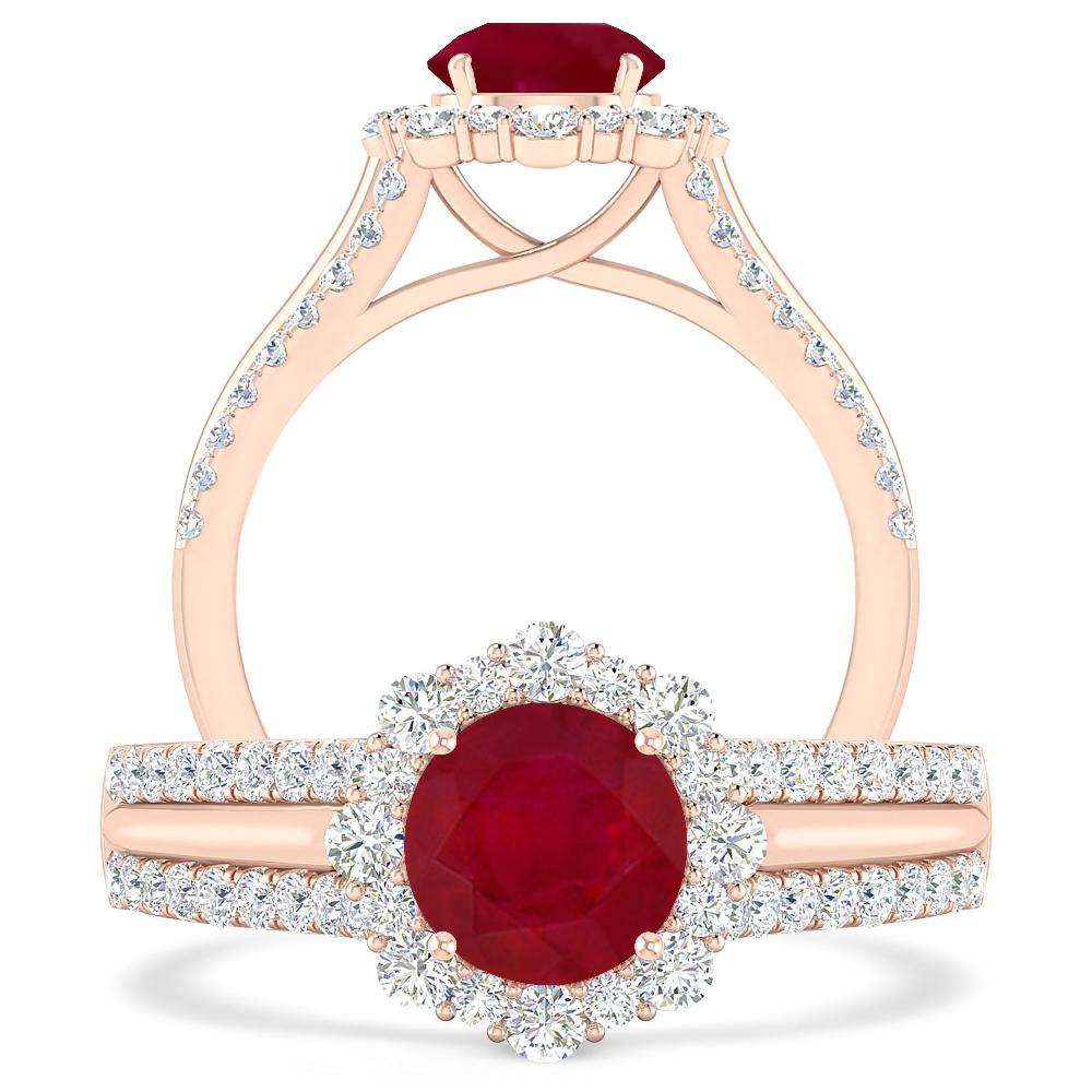 Rose Gold - Ruby
