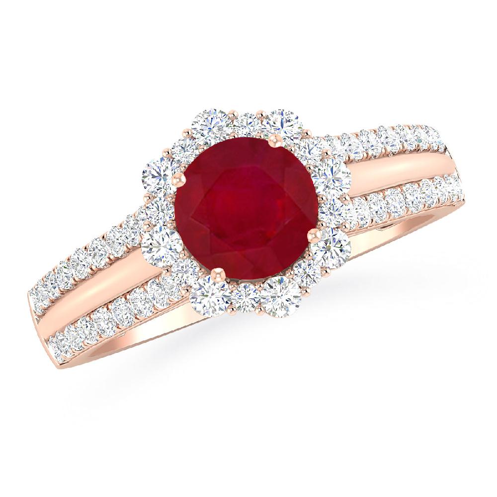 Rose Gold - Ruby