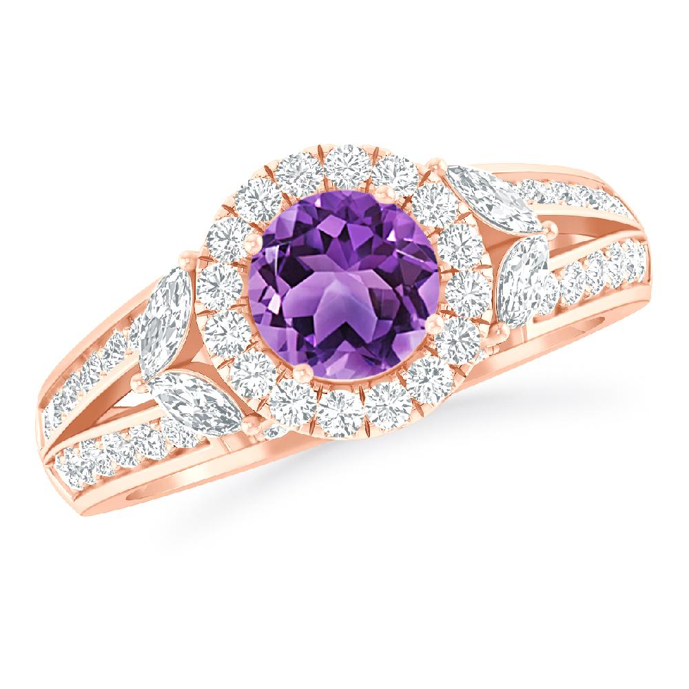 Rose Gold - Amethyst