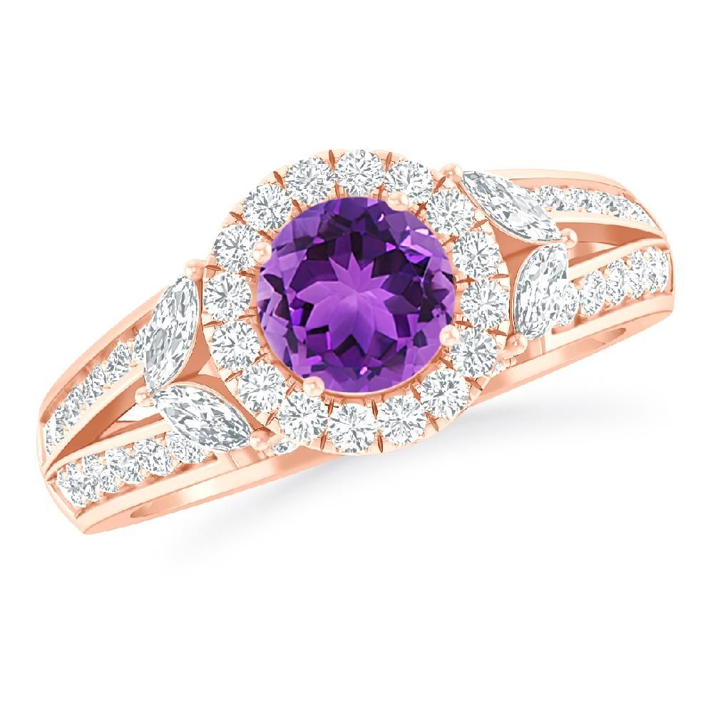 Rose Gold - Amethyst