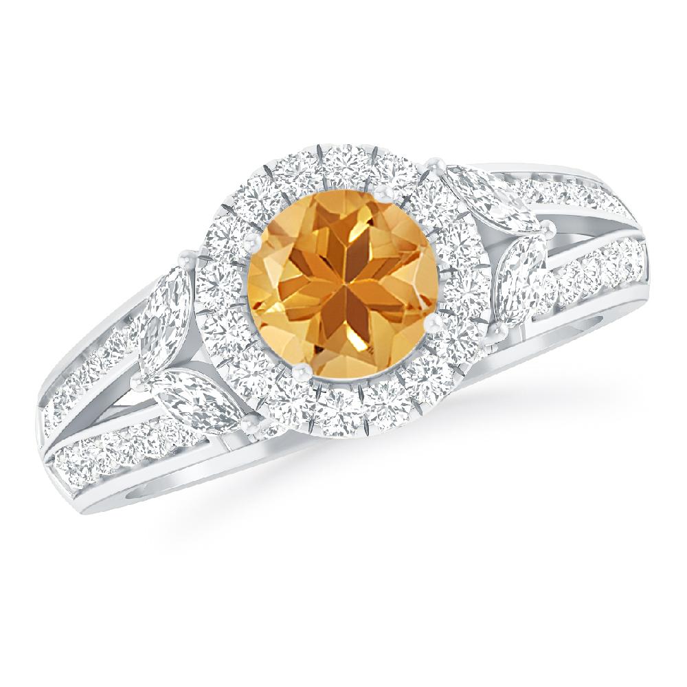 White Gold - Citrine