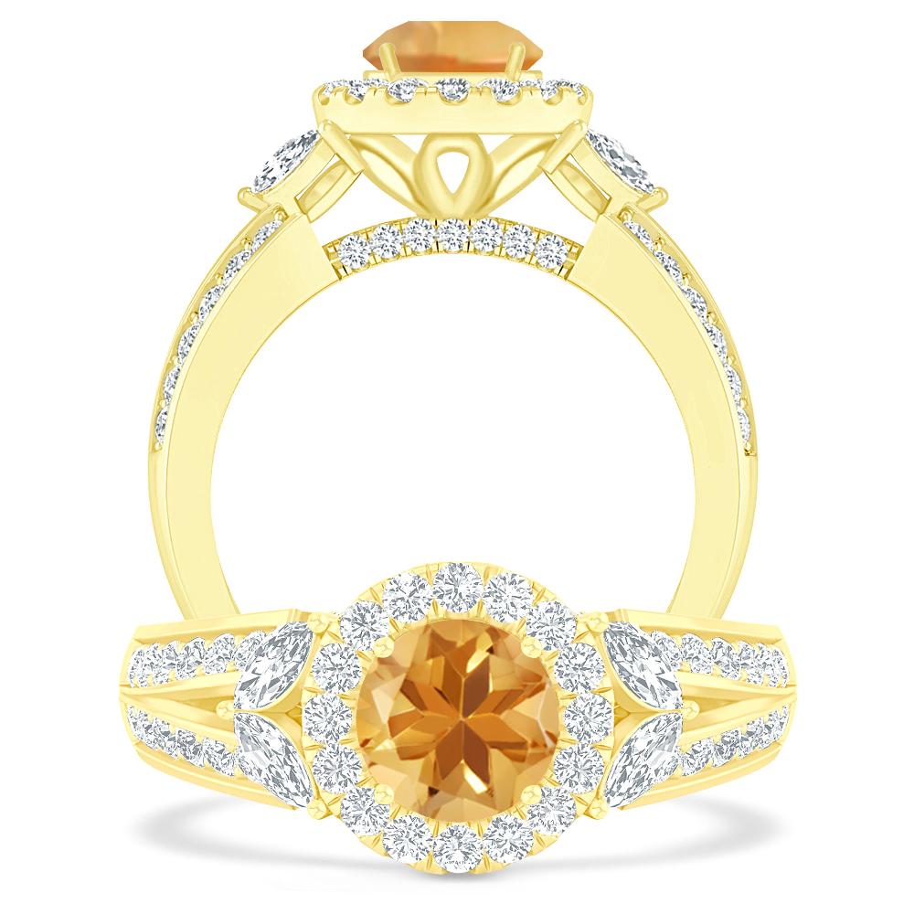 Yellow Gold - Citrine