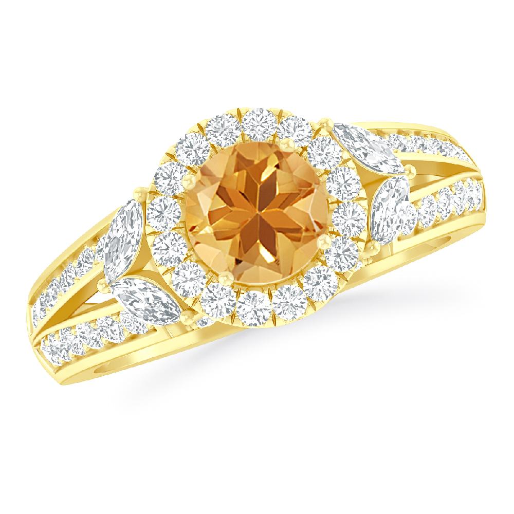 Yellow Gold - Citrine