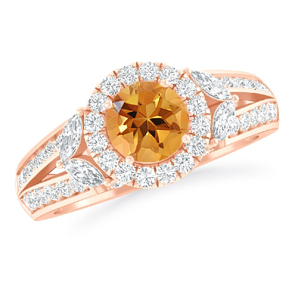 Rose Gold - Citrine