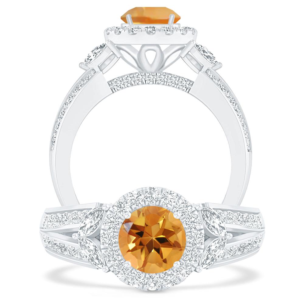 White Gold - Citrine