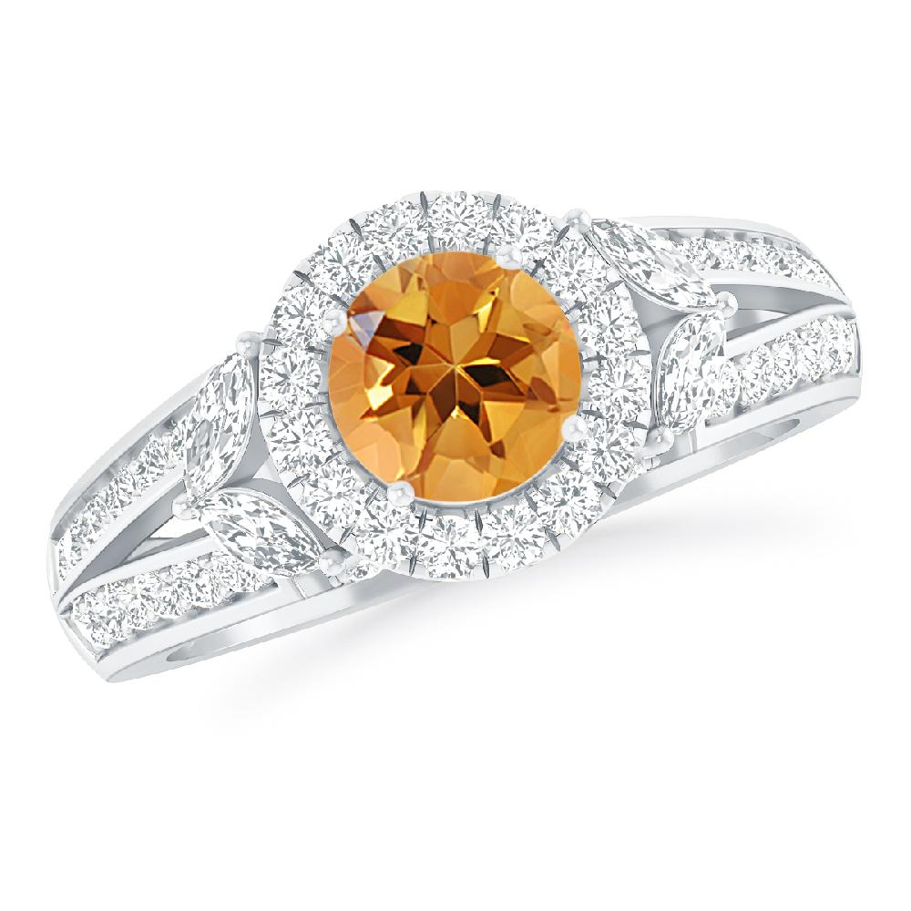 White Gold - Citrine