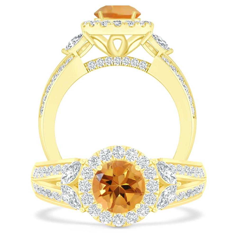 Yellow Gold - Citrine