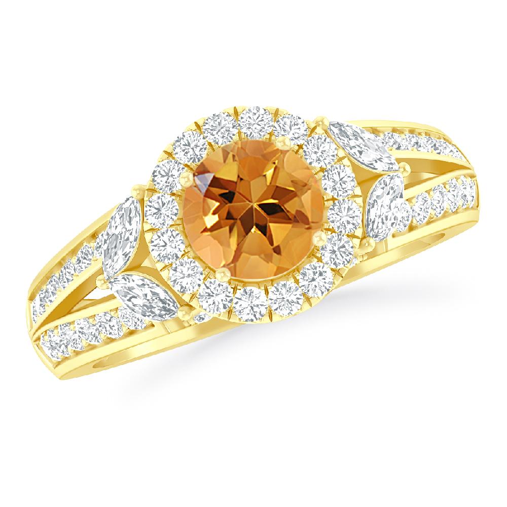 Yellow Gold - Citrine