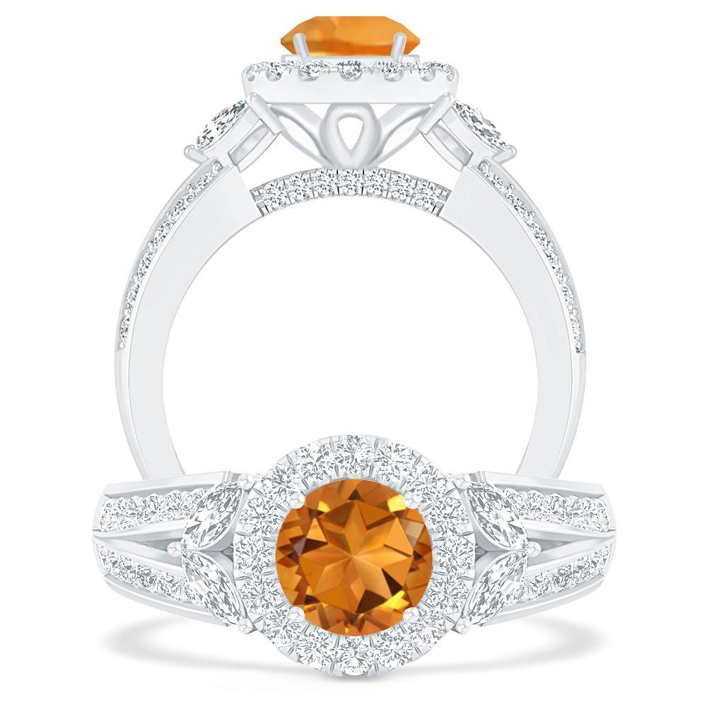 White Gold - Citrine