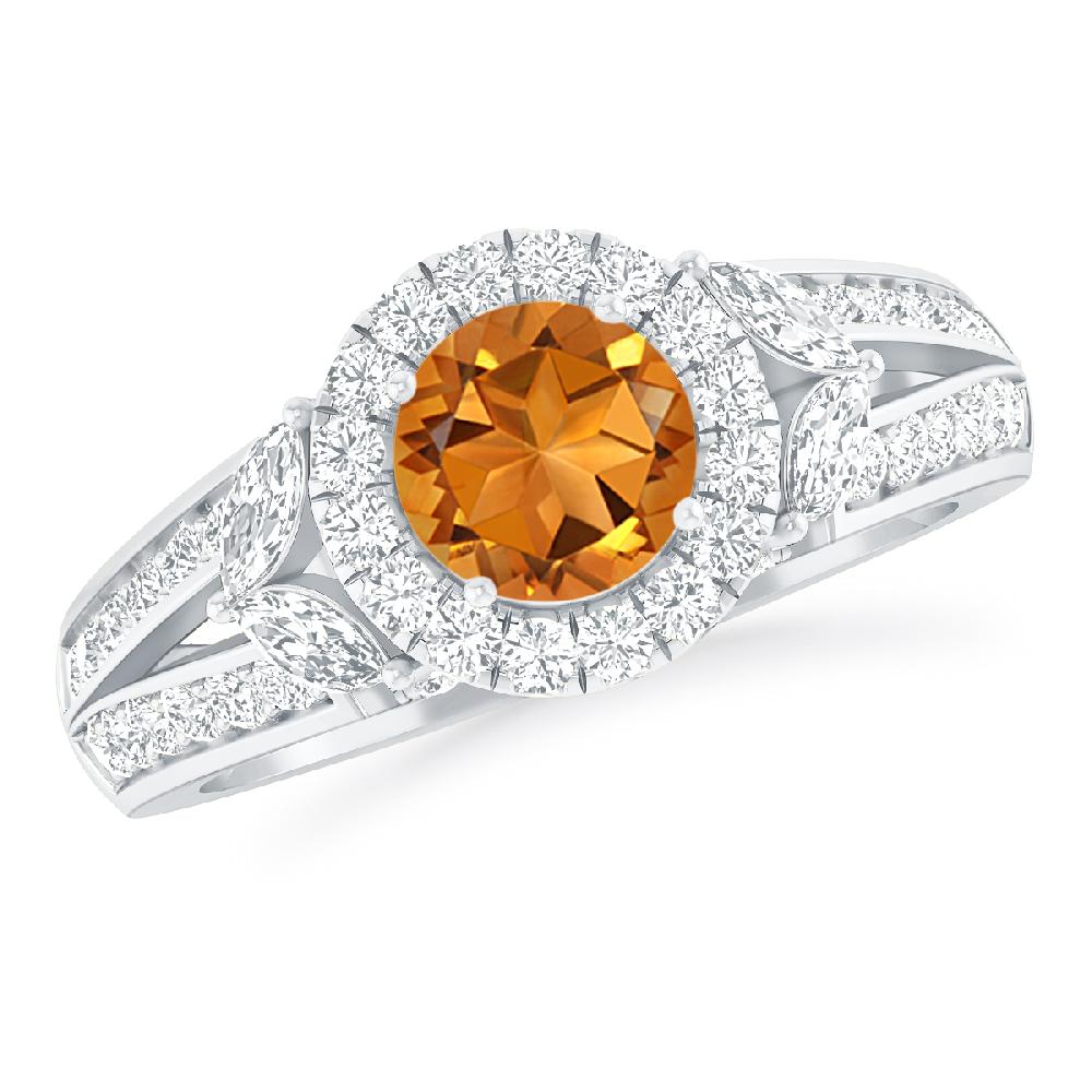 White Gold - Citrine