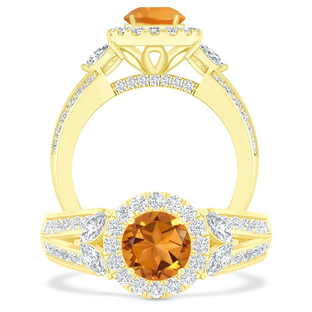 Yellow Gold - Citrine