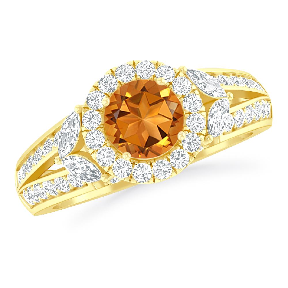 Yellow Gold - Citrine