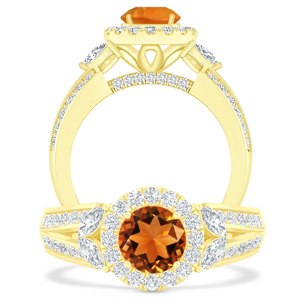 Yellow Gold - Citrine