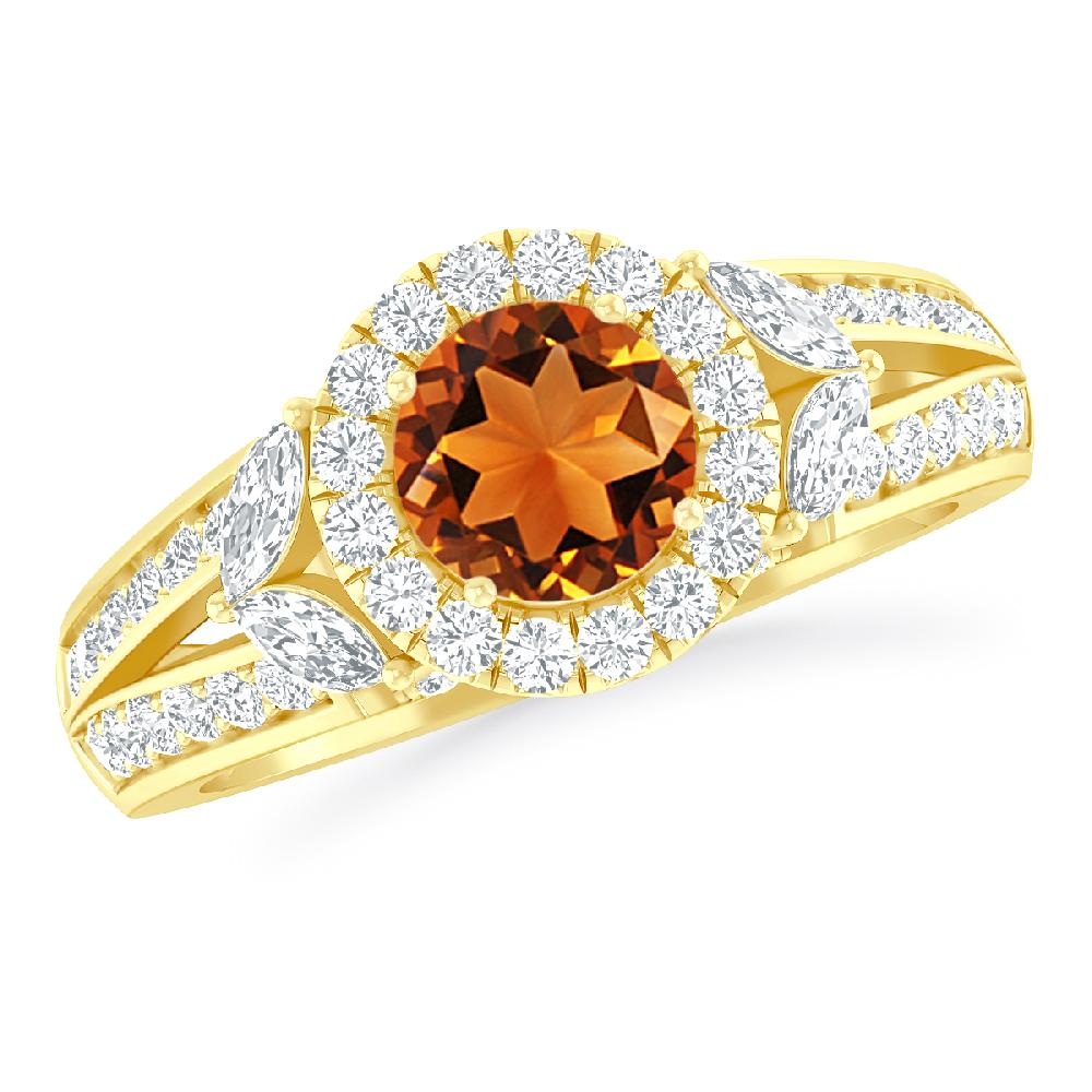 Yellow Gold - Citrine