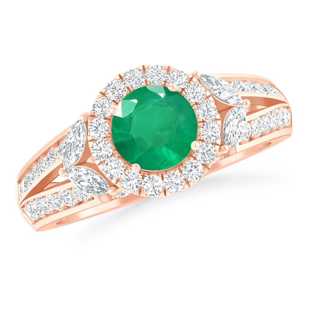 Rose Gold - Emerald