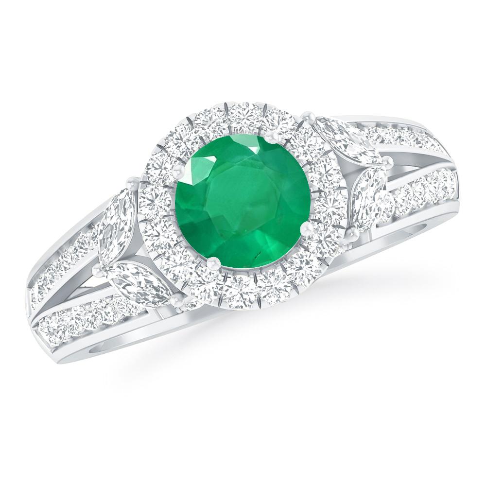 White Gold - Emerald